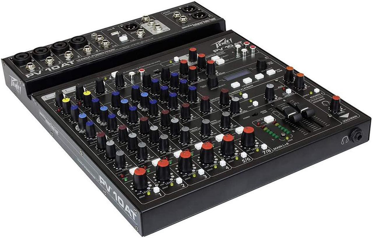 Alt view image 7 of 13 - Peavey PV 10 AT Mixer with Autotune