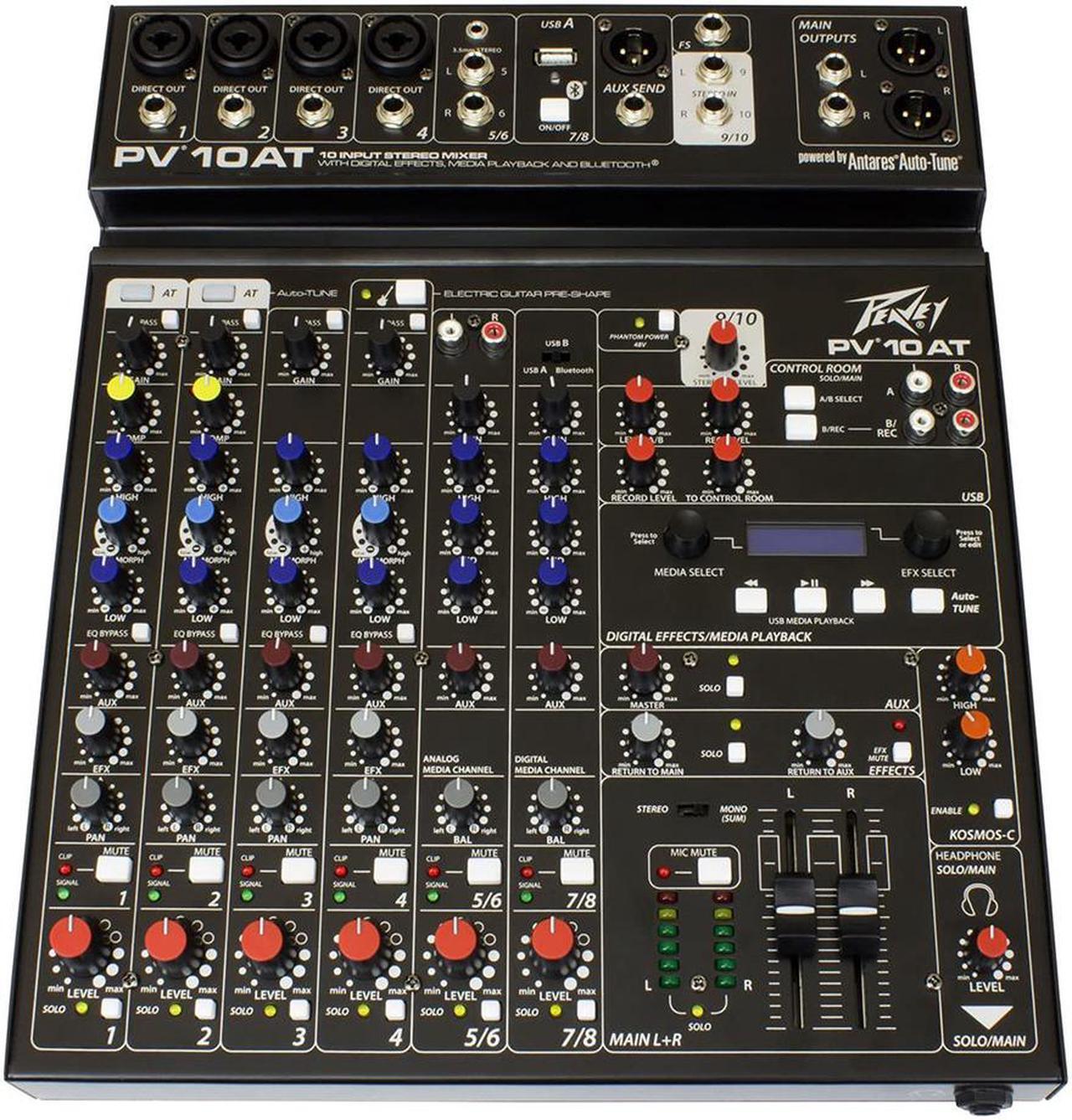 Alt view image 5 of 13 - Peavey PV 10 AT Mixer with Autotune