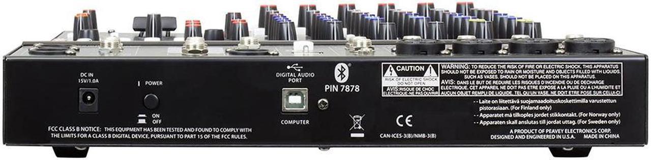 Alt view image 8 of 13 - Peavey PV 10 AT Mixer with Autotune