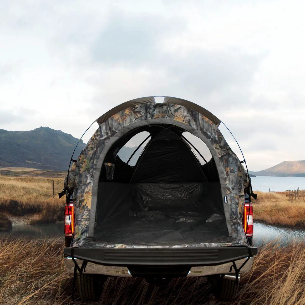 Alt view image 12 of 17 - Napier Backroadz Truck Tent Compact Regular Box Camo