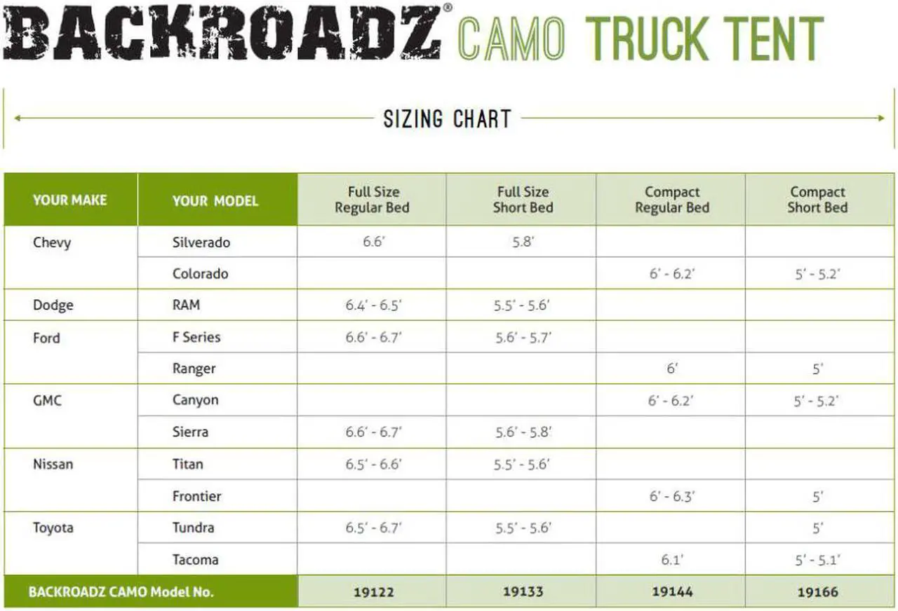 Alt view image 14 of 17 - Napier Backroadz Truck Tent Compact Regular Box Camo