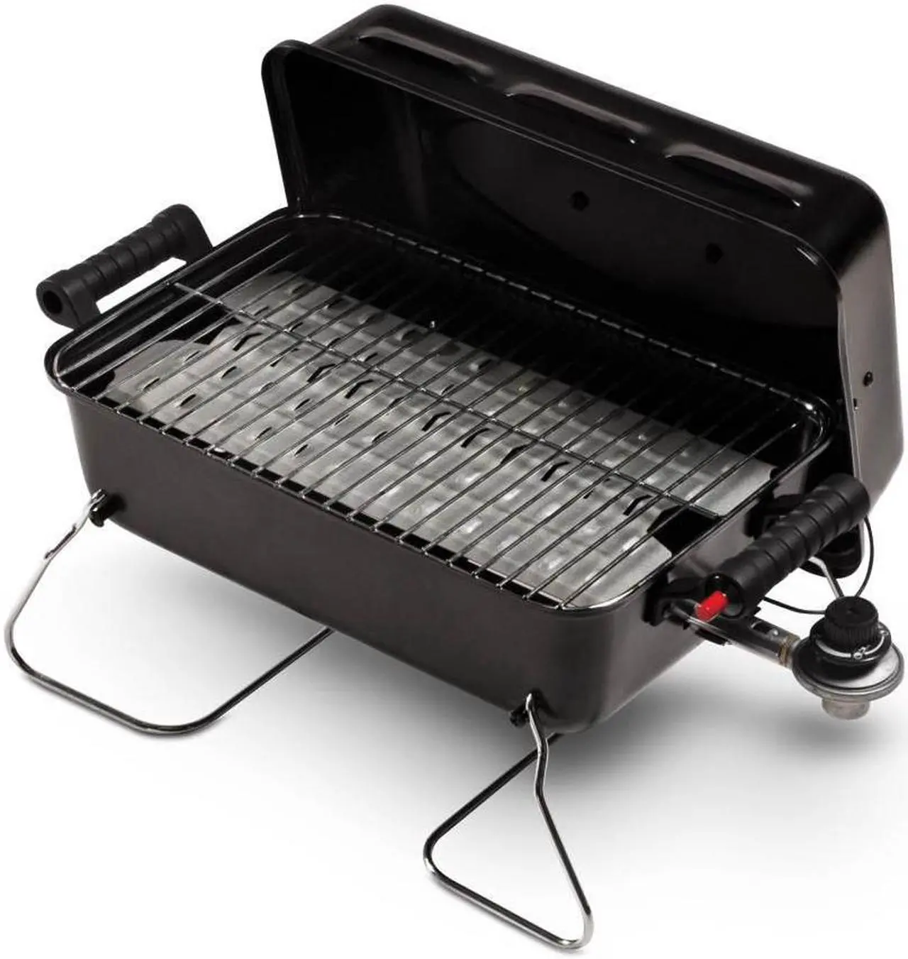 Alt view image 8 of 18 - Char-Broil 465620011 190 Sq Inch Cooking Area Portable Liquid Propane Gas Grill