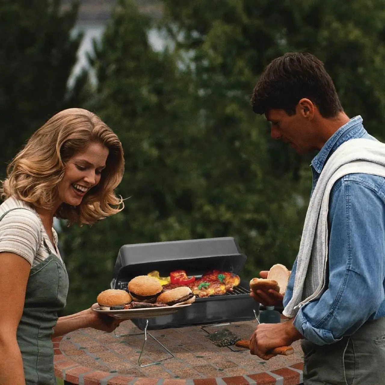 Alt view image 13 of 18 - Char-Broil 465620011 190 Sq Inch Cooking Area Portable Liquid Propane Gas Grill