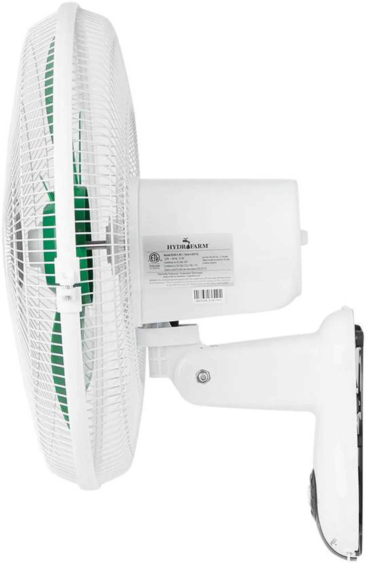 Alt view image 3 of 5 - Hydrofarm Active Air 16 Inch 3-Speed Mountable Oscillating Hydroponic Grow Fan