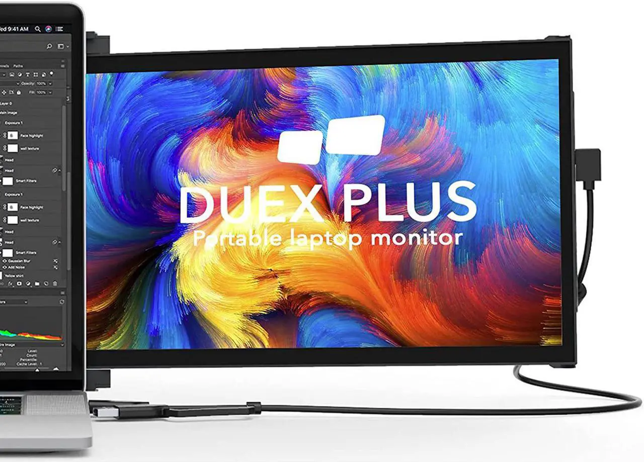 Alt view image 6 of 20 - Mobile Pixels DUEX Plus 13.3" 16:9 FHD Portable Laptop LCD Monitor, Deep Gray