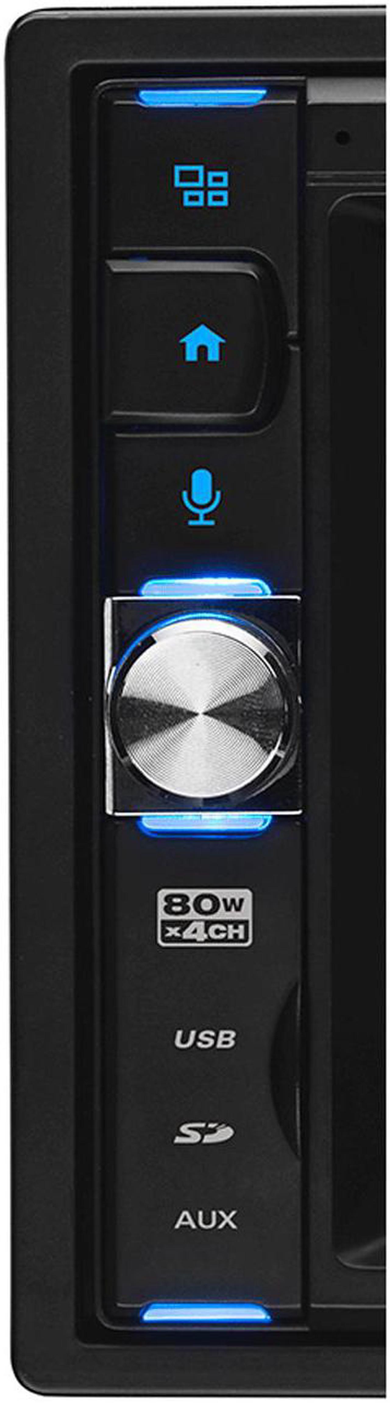 Alt view image 4 of 4 - Sound Storm Double DIN Multimedia Player w/ 6.2 Inch Touchscreen and Rear Camera