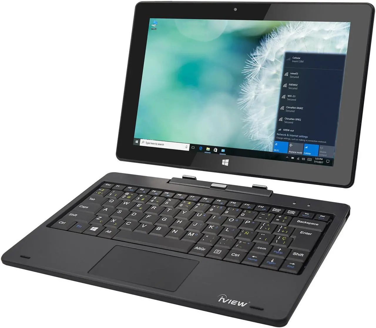 Alt view image 4 of 5 - iView Magnus IV 4G LTE - 10.1" Touch Screen, 2-in-1 Laptop with Docking Keyboard