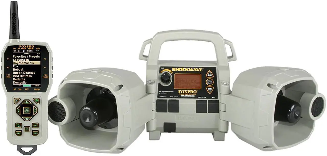 Main image of FOXPRO SW1 Shockwave Digital Electronic Predator 4 Speaker 100 Sounds Game Call