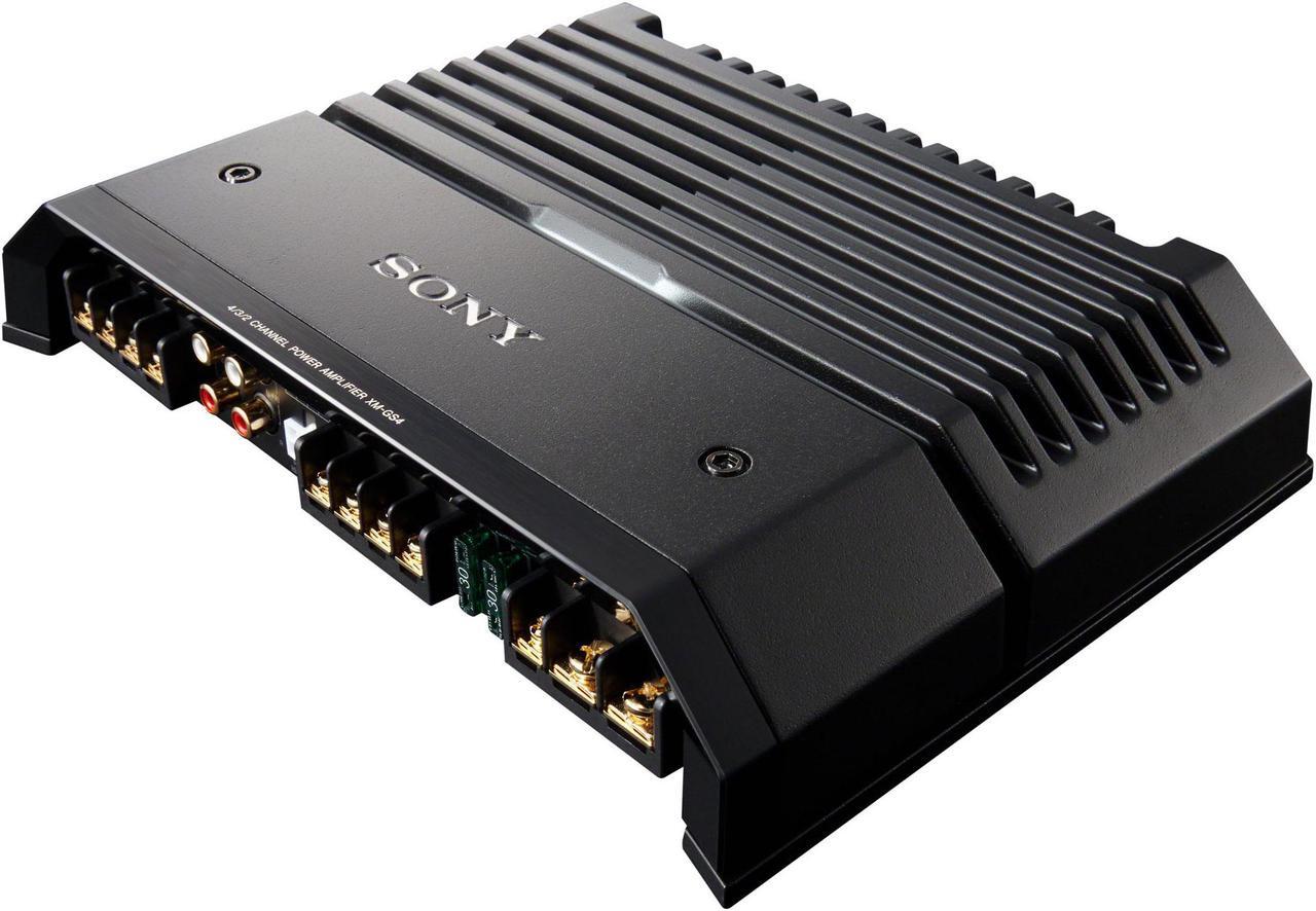 Main image of Sony XMGS4 4 Channel Class AB High Resolution MOSFET Car Audio Stereo Amplifier