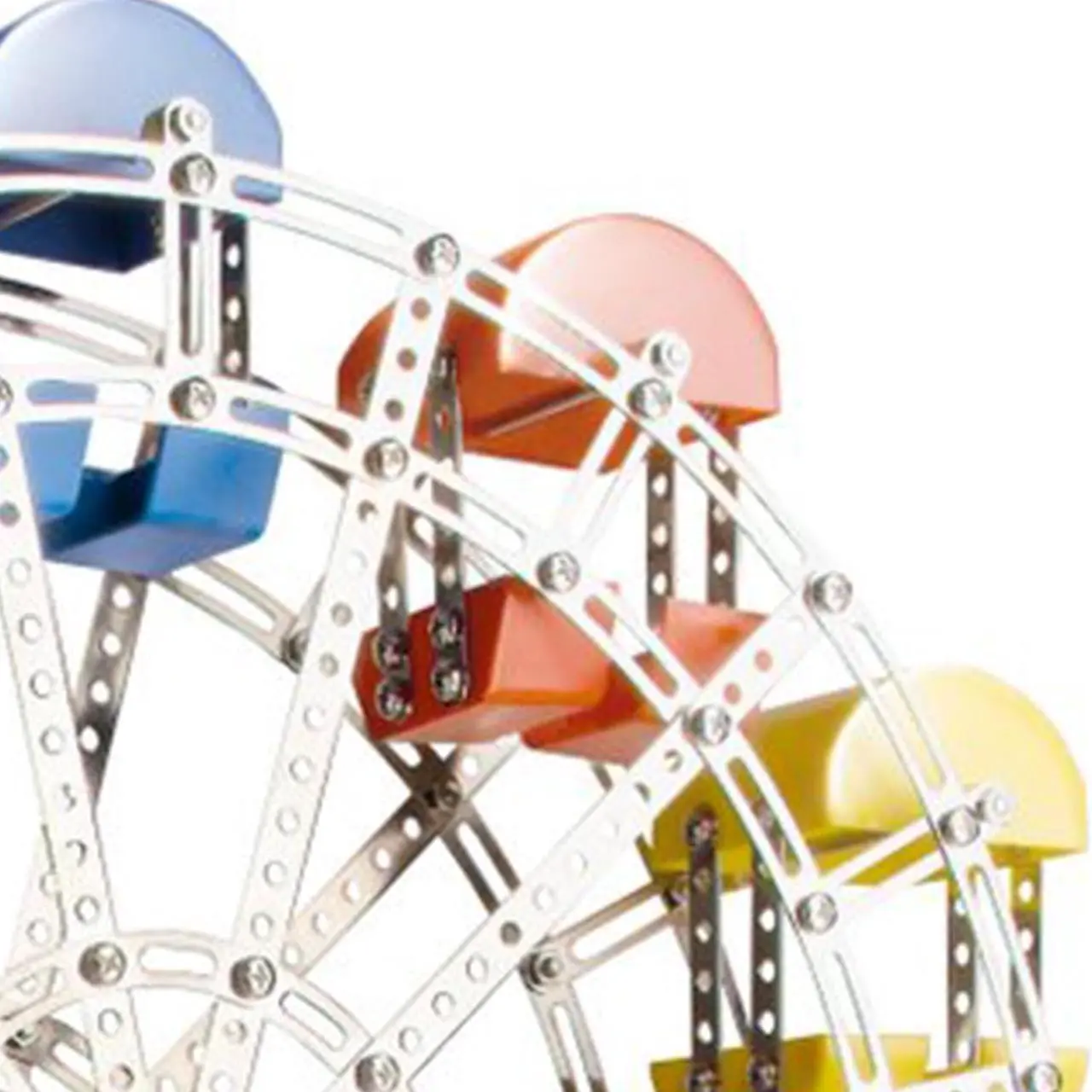 Alt view image 3 of 7 - Eitech 23 Inch Ferris Wheel Construction Set, Battery Operated Kids STEM Toy