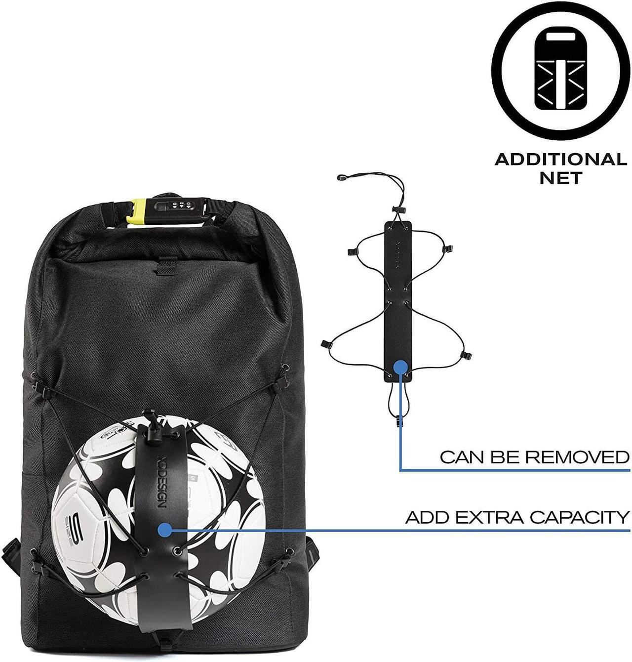 Alt view image 16 of 19 - XD Design Urban Lite Anti-Theft Laptop Backpack Black (Unisex Travel Bag)