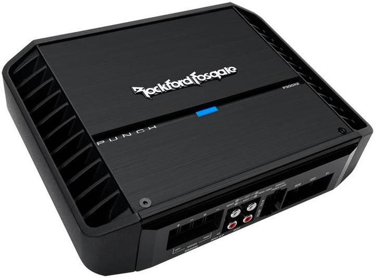 New Rockford Fosgate P300X2 300W 2 Channel Car Amplifier AB Power Audio Amp