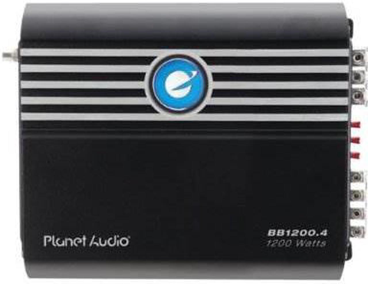 Alt view image 2 of 13 - Planet Audio BB1200.4 1200W 4 Channel Amplifier Amp with 8 Gauge Amp Kit