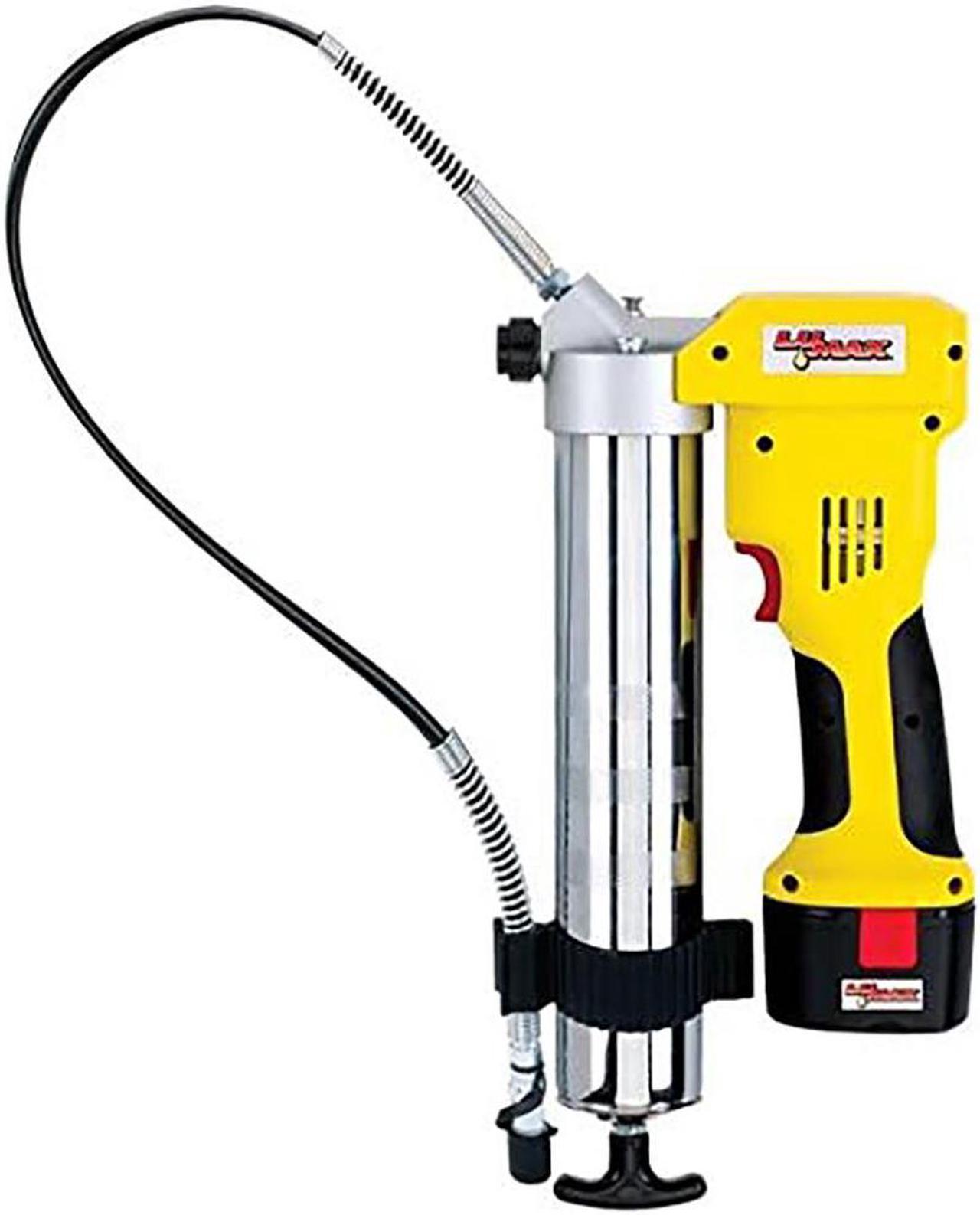 Lumax HandyLuber 12 Volt 7,000 PSI Cordless Handheld Grease Gun with 2 Batteries