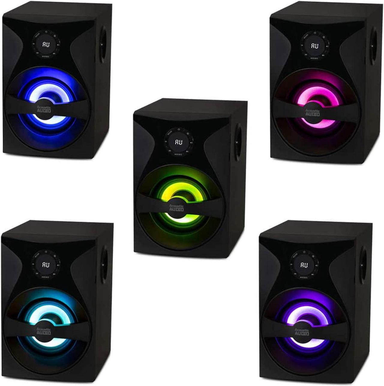 Alt view image 2 of 15 - Acoustic Audio by Goldwood AA5400 6 Piece Surround Sound System Set Home Theater