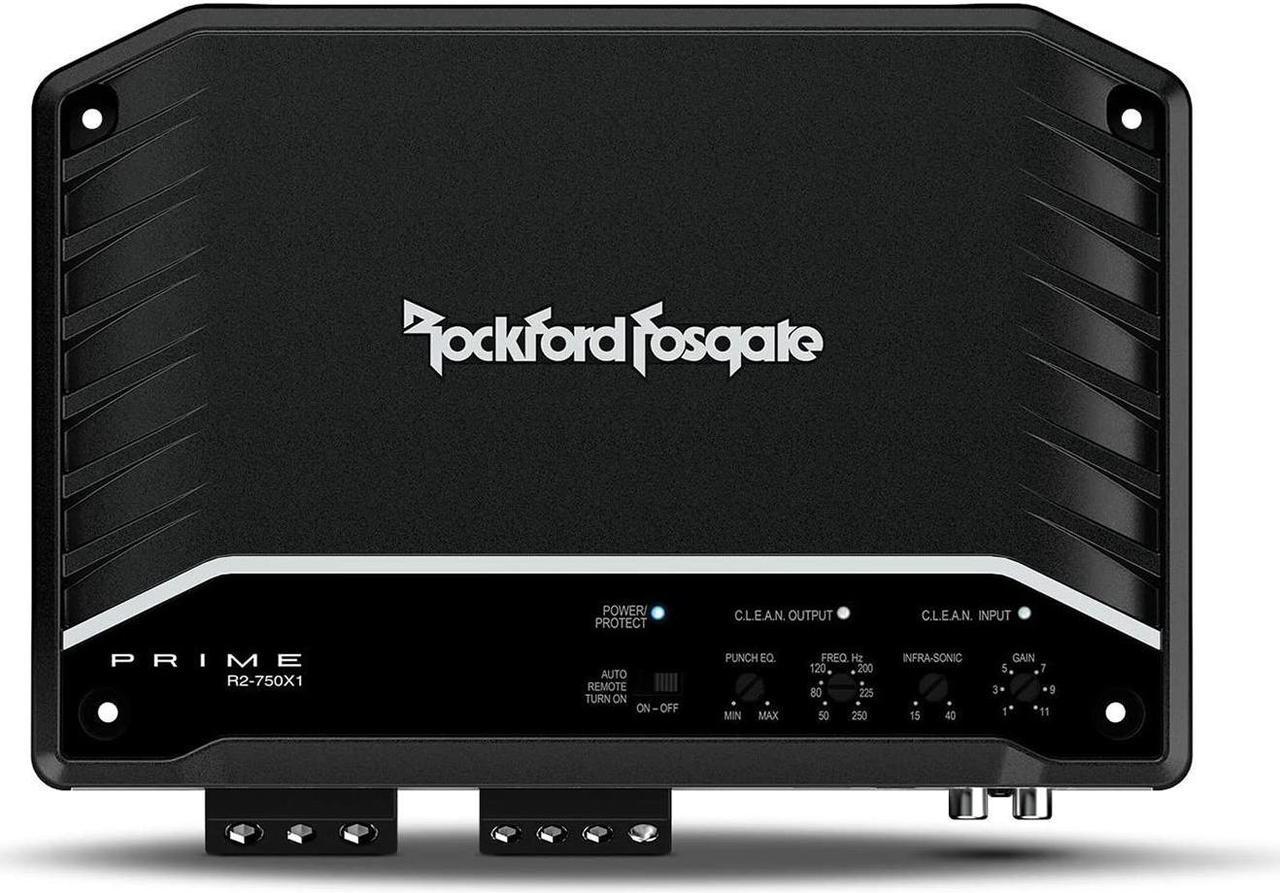 Rockford Fosgate R2-750X1 Prime 750W RCA Full Range Class D Mono Amplifier