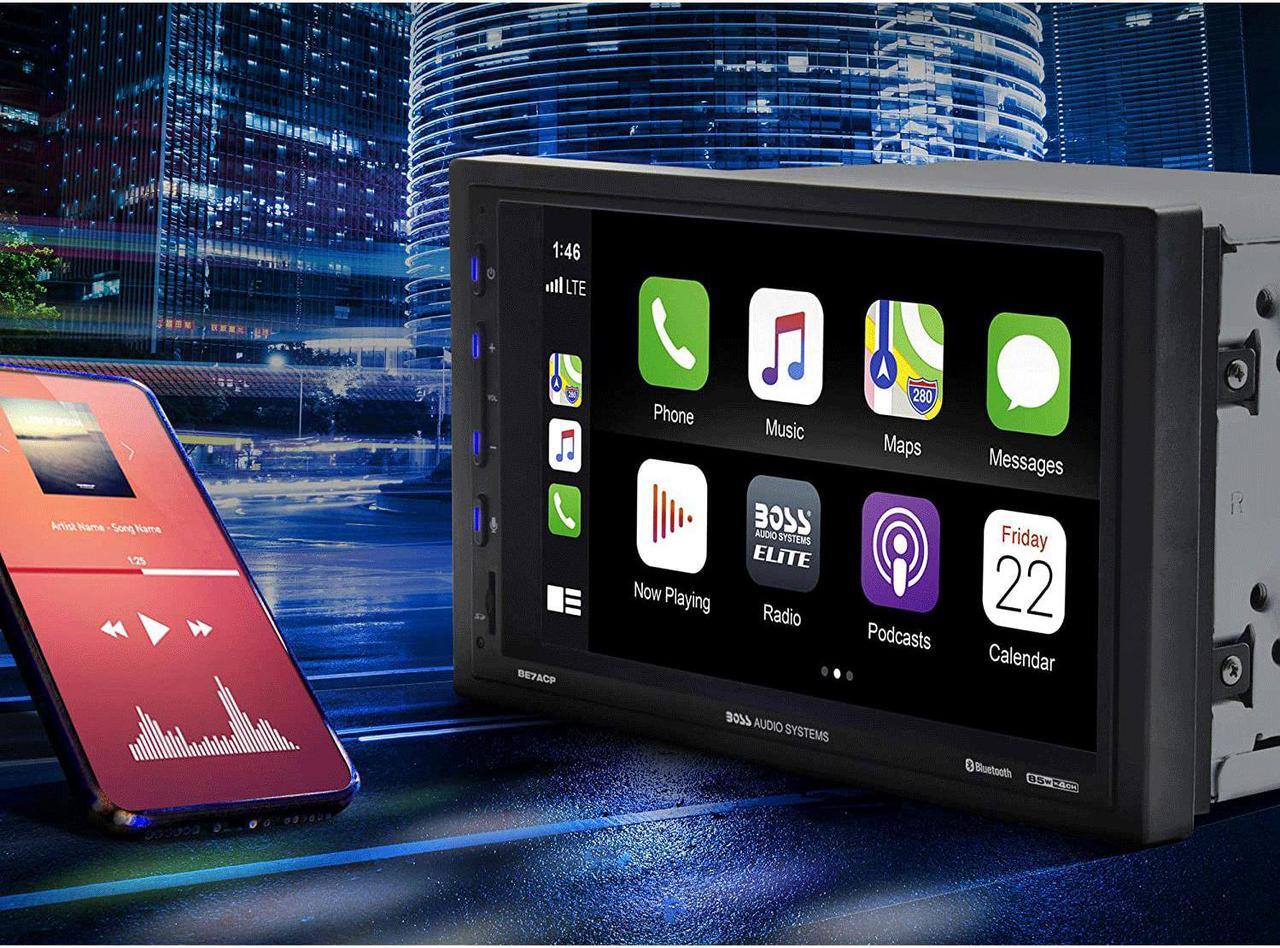 Alt view image 7 of 16 - Boss Audio BE7ACP Android Auto/Apple&#0174 CarPlay&#0153 - In-Dash Digital Media Receiver