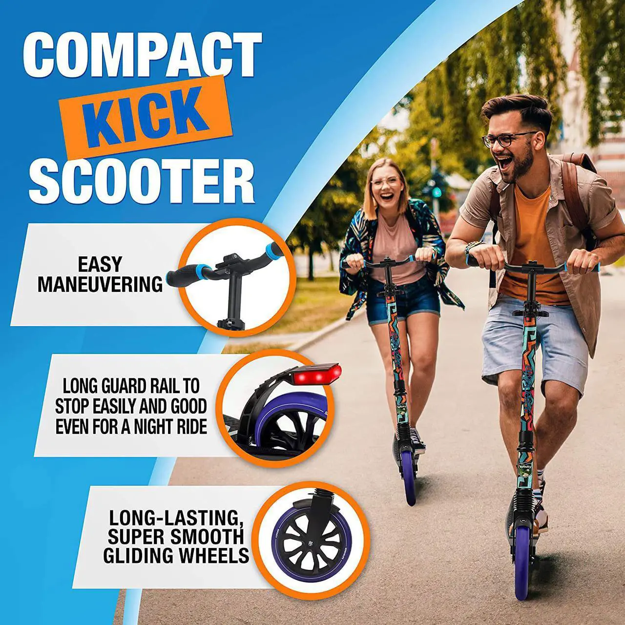 SereneLife Kick Scooter - Thumbnail 2