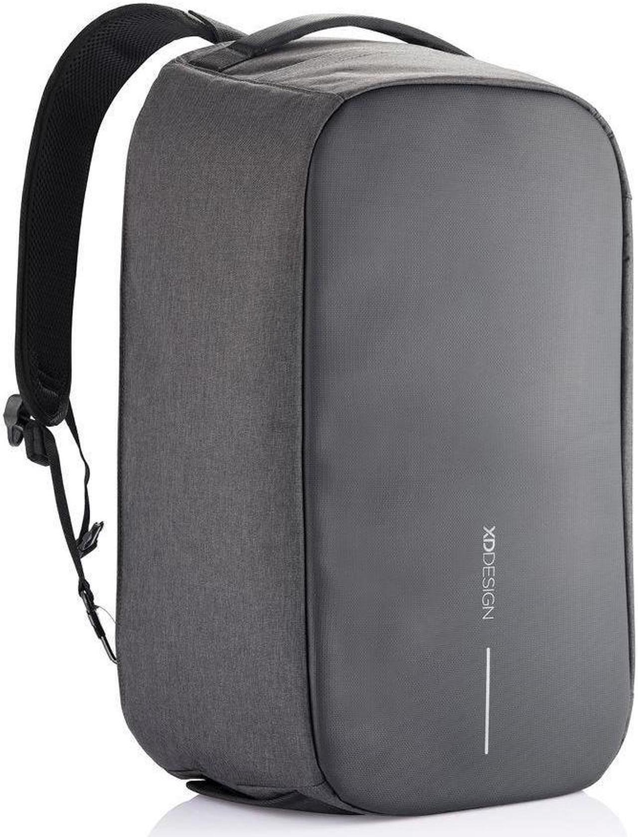 Alt view image 12 of 18 - XD Design Bobby Duffle 30L Carry-On Weekend Travel Anti-Theft Backpack Black