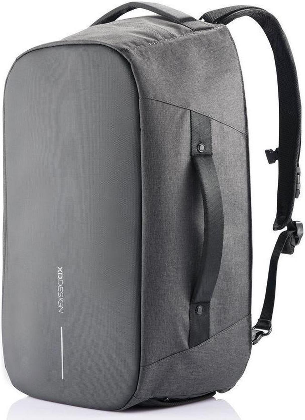 Alt view image 14 of 18 - XD Design Bobby Duffle 30L Carry-On Weekend Travel Anti-Theft Backpack Black