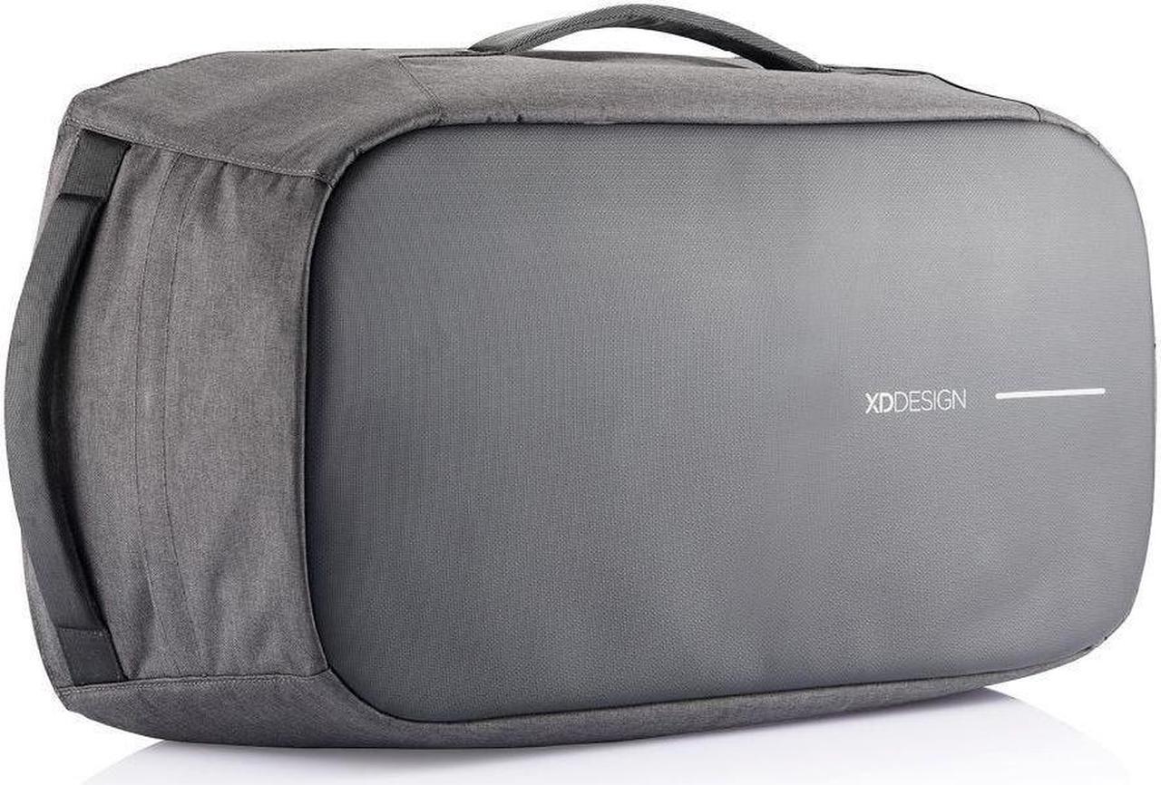Alt view image 17 of 18 - XD Design Bobby Duffle 30L Carry-On Weekend Travel Anti-Theft Backpack Black