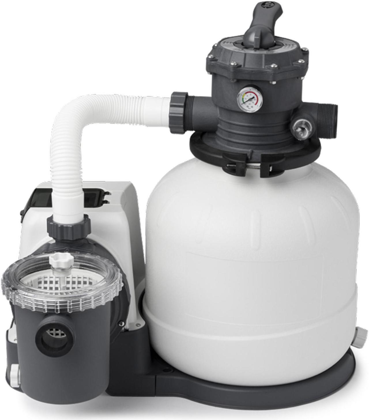 Alt view image 7 of 18 - Intex 26647EG 2800 GPH Above Ground Pool Sand Filter Pump with Automatic Timer