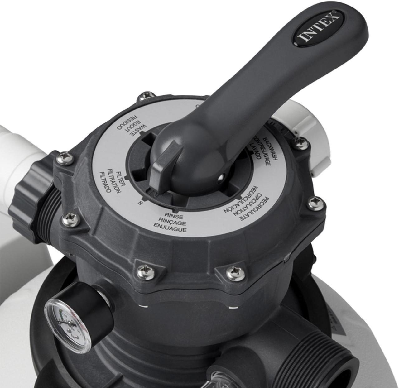 Alt view image 10 of 18 - Intex 26647EG 2800 GPH Above Ground Pool Sand Filter Pump with Automatic Timer
