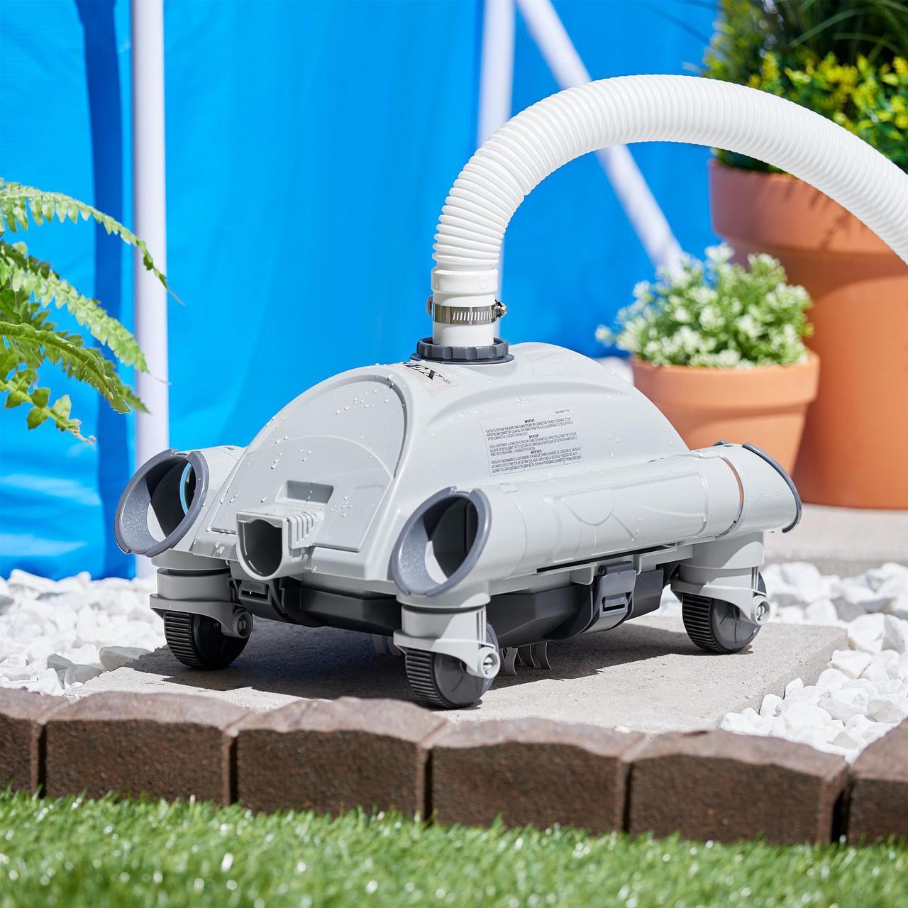 Alt view image 10 of 18 - Intex 28001E Above Ground Swimming Pool Automatic Vacuum Cleaner w/ 1.5" Fitting