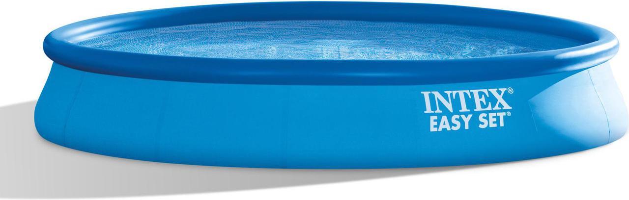 Alt view image 10 of 12 - Intex Easy Set 15ft x 33in Inflatable Kid Family Swimming Pool with Filter Pump