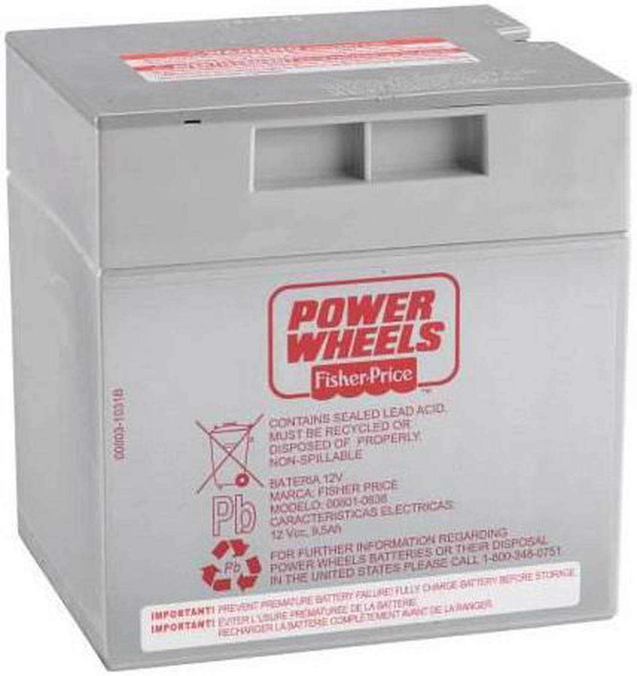 Fisher Price Power Wheels Ride-On 12 Volt Rechargable Replacement Battery 74777