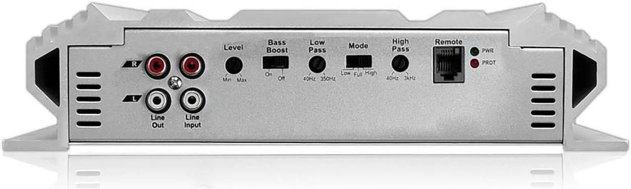 Alt view image 2 of 5 - Lanzar Vibe 6000 Watt 2 Channel Bridgeable Full Car Stereo Mosfet Amplifier