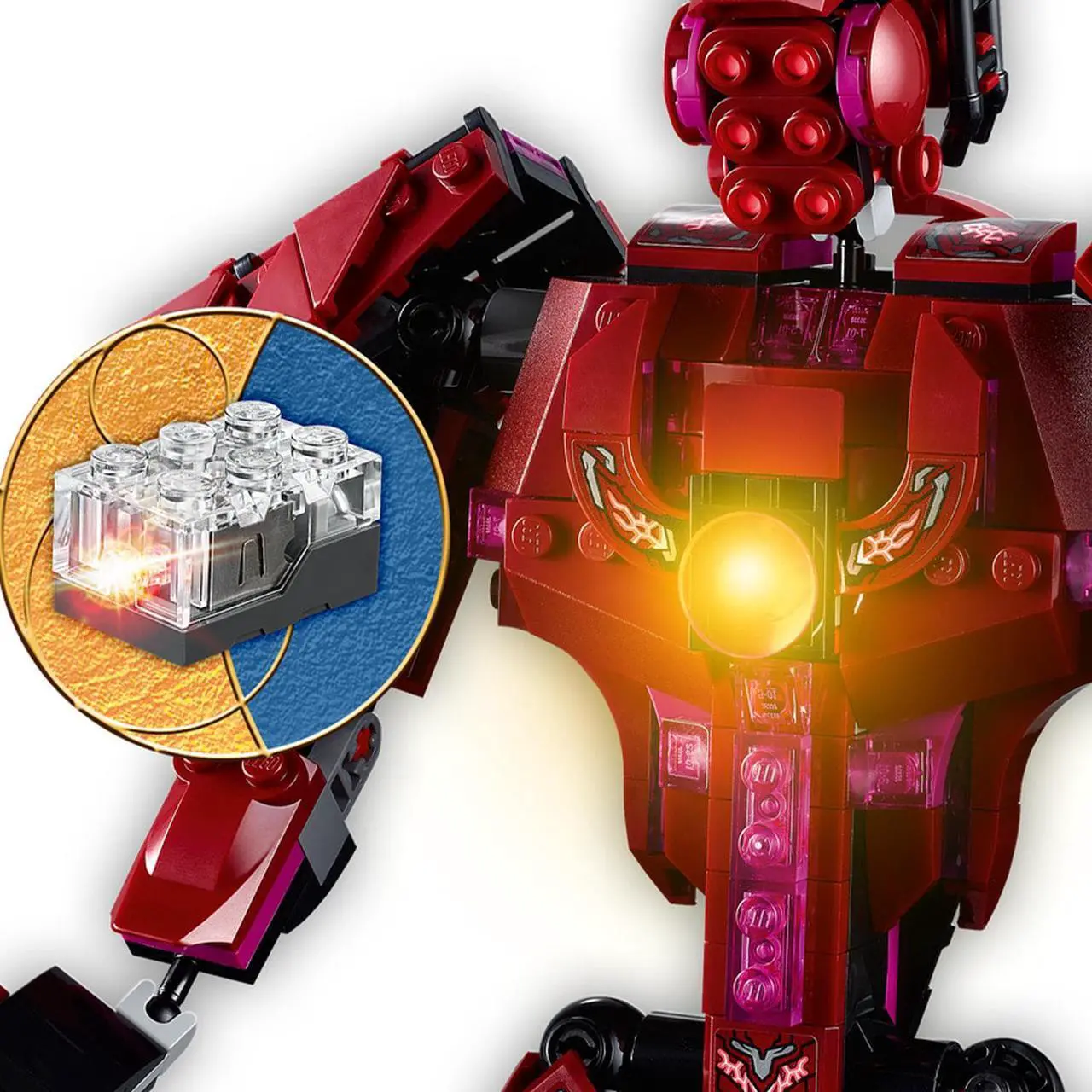 Alt view image 10 of 20 - LEGO 76155 Marvel The Eternals In Arishems Shadow 493 Piece Build Set, Age 7+