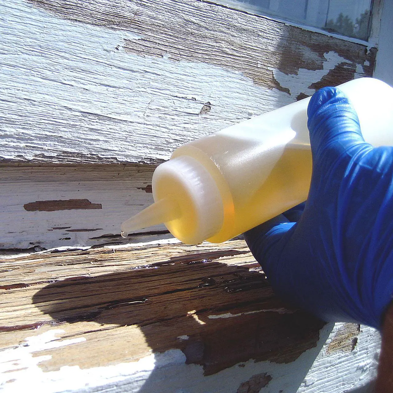 Alt view image 4 of 5 - Abatron LW2GKR LiquidWood Epoxy Wood Hardener Compound, 2 Gallon Kit, Part A & B