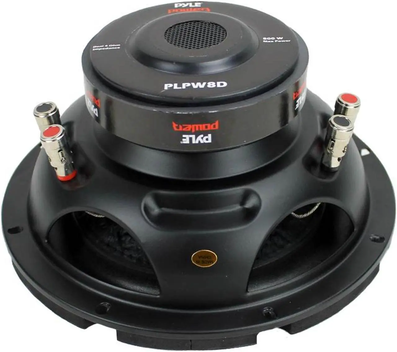 Alt view image 12 of 17 - Pyle PLPW8D Power Series Dual-Voice-Coil 4ohm Subwoofer (8, 800 Watts)