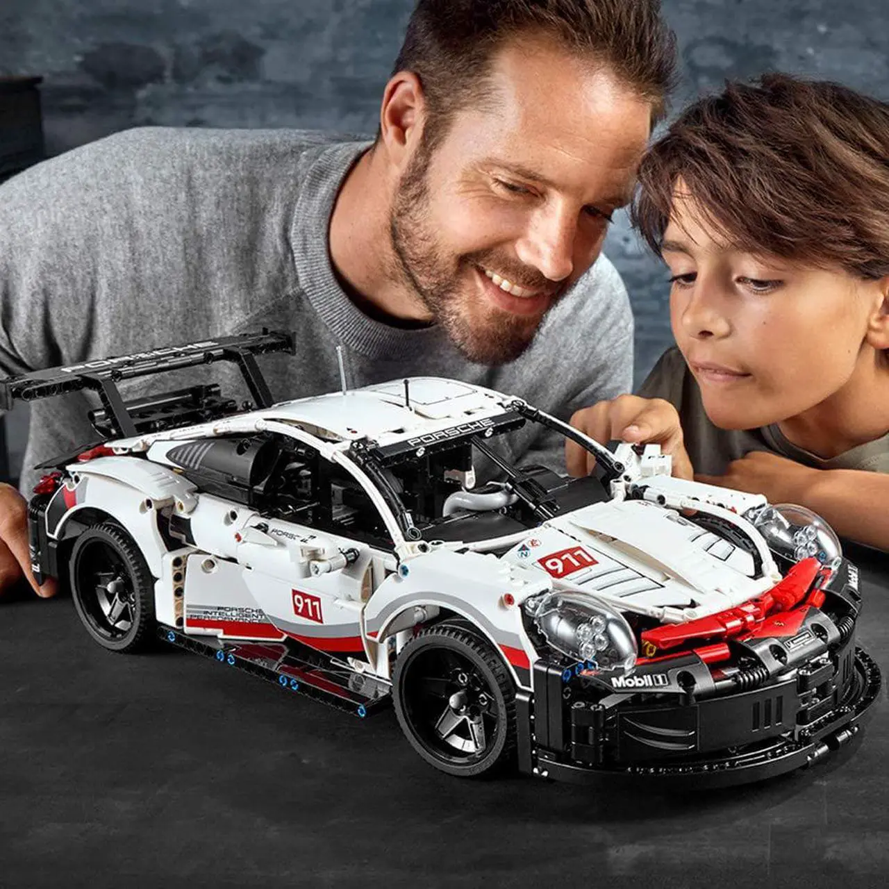 Alt view image 15 of 15 - LEGO Technic Porsche 911 RSR 42096 Building Kit , New 2019 (1580 Piece)
