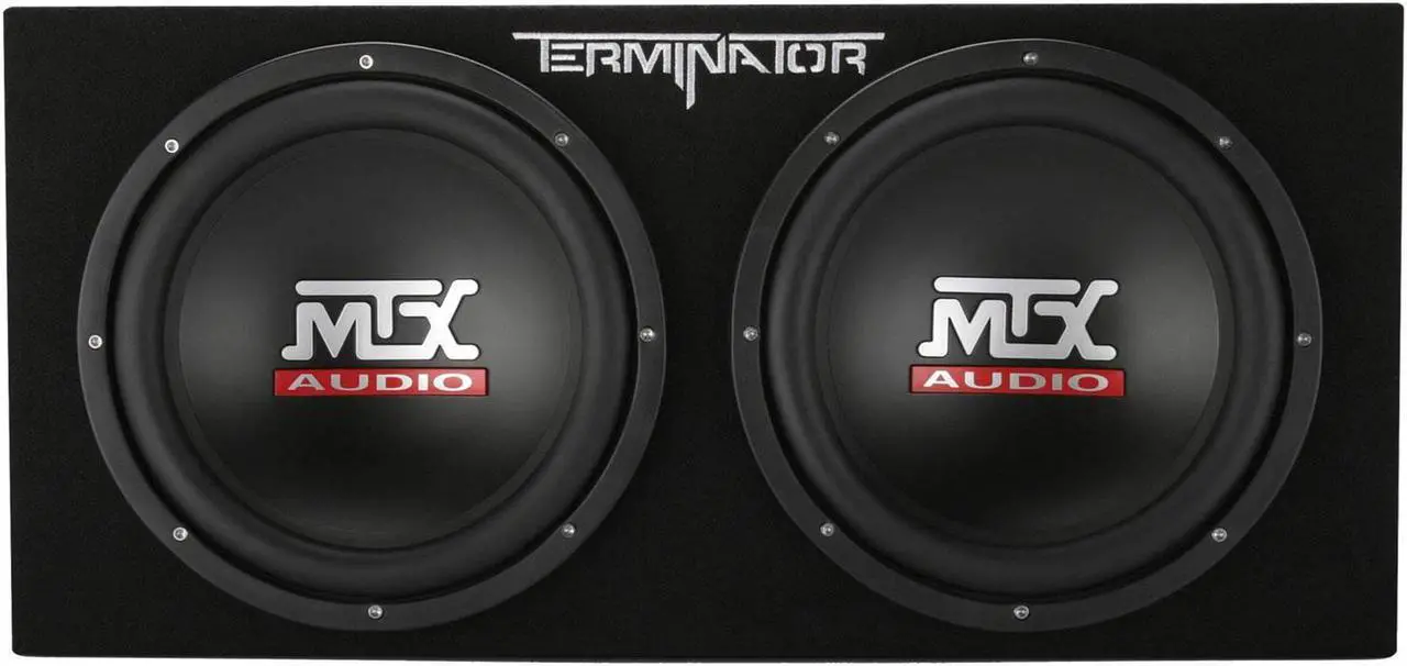 Alt view image 6 of 11 - MTX TNE212DV 12-Inch 2000-Watt Max Car Audio Dual Loaded Subwoofer Box Enclosure