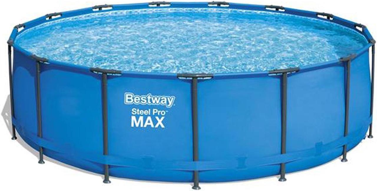 Alt view image 2 of 12 - Intex Easy Set 15ft x 33in Inflatable Kid Family Swimming Pool with Filter Pump