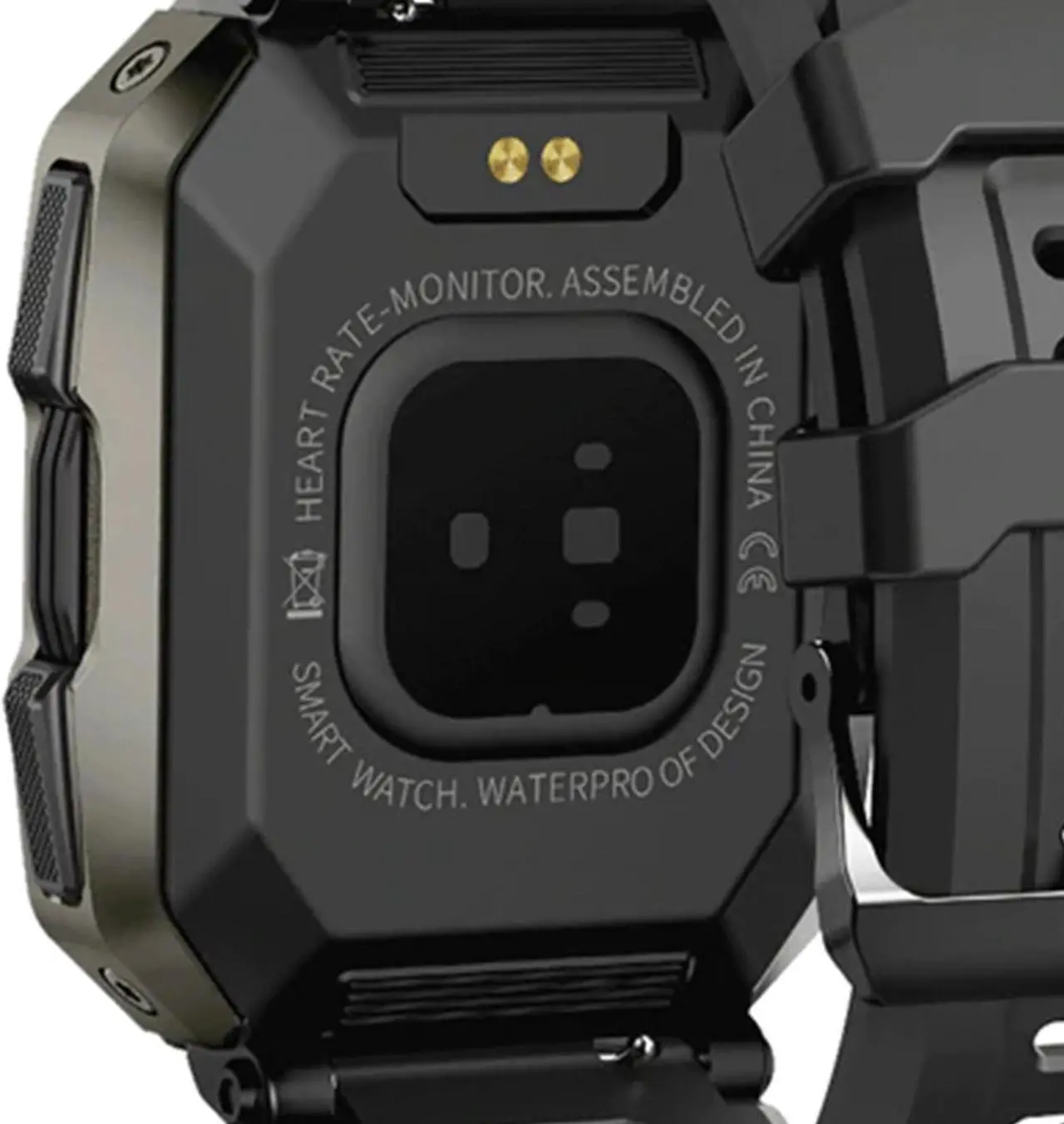 Alt view image 5 of 5 - KOSPET TANK M1 IP69k Tactical Military Smartwatch w/ Heart Rate & BP Tracking