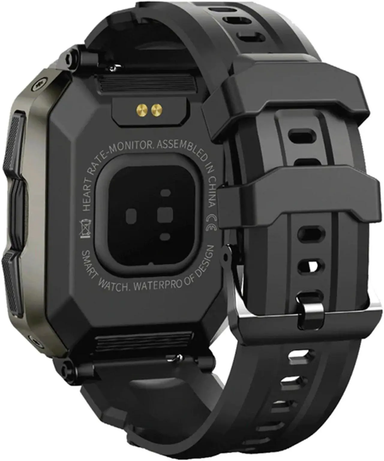Alt view image 3 of 5 - KOSPET TANK M1 IP69k Tactical Military Smartwatch w/ Heart Rate & BP Tracking