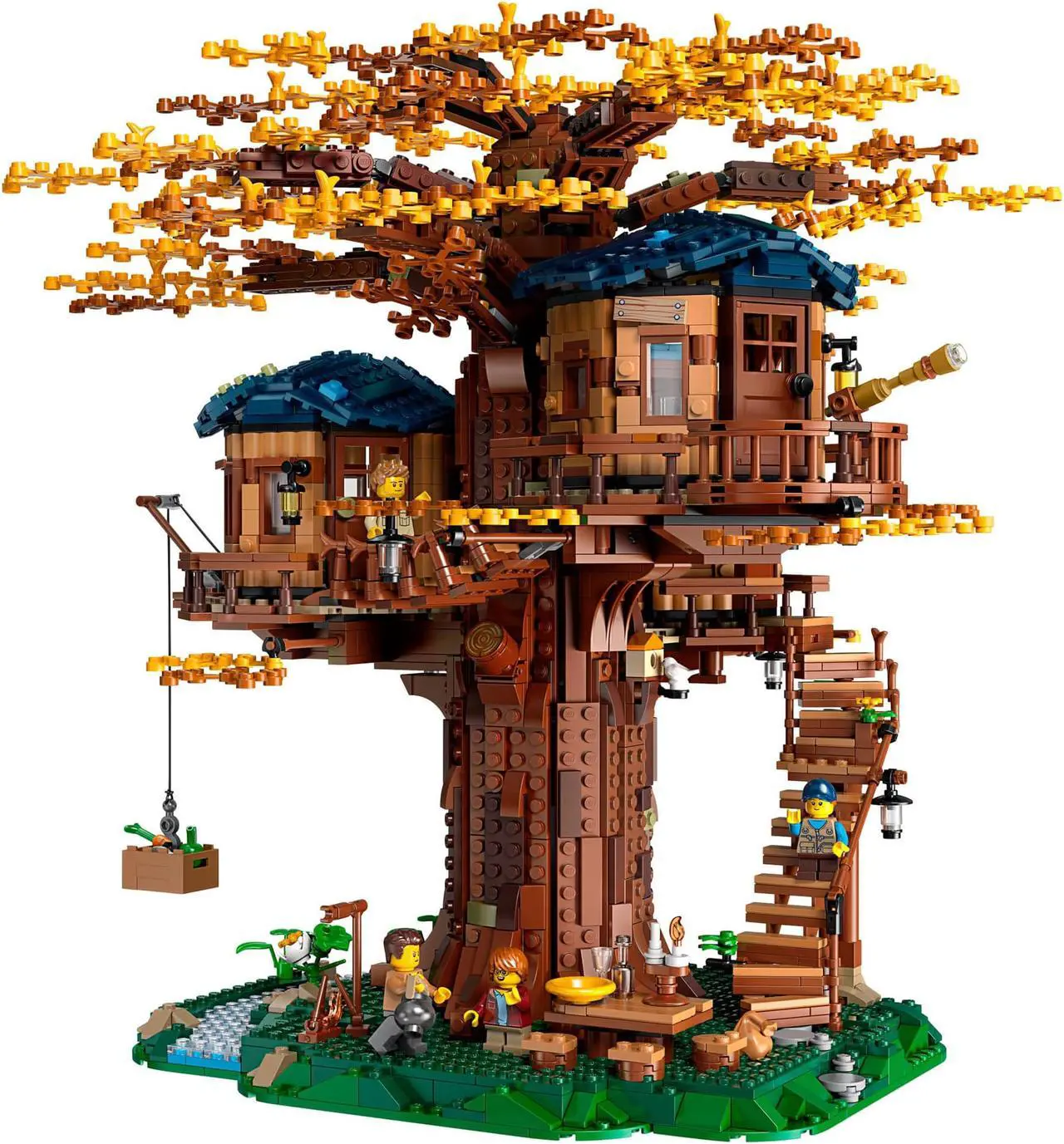 Alt view image 2 of 7 - LEGO Ideas 21318 Tree House 3036 Piece Block Building Set with 4 Minifigures