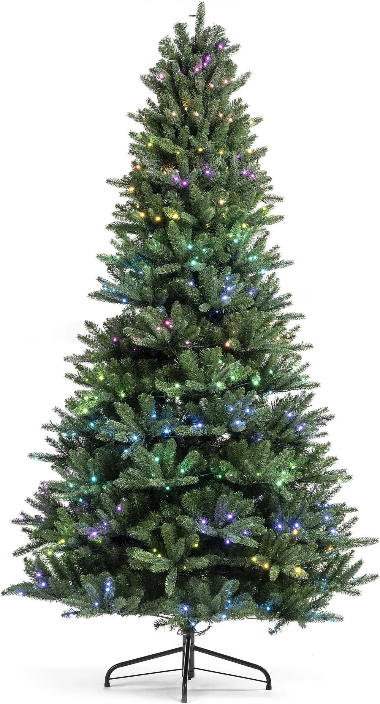 Main image of Twinkly Pre-Lit Tree App-controlled 7.5-Ft Christmas Tree w/ 400 RGB+W LEDs