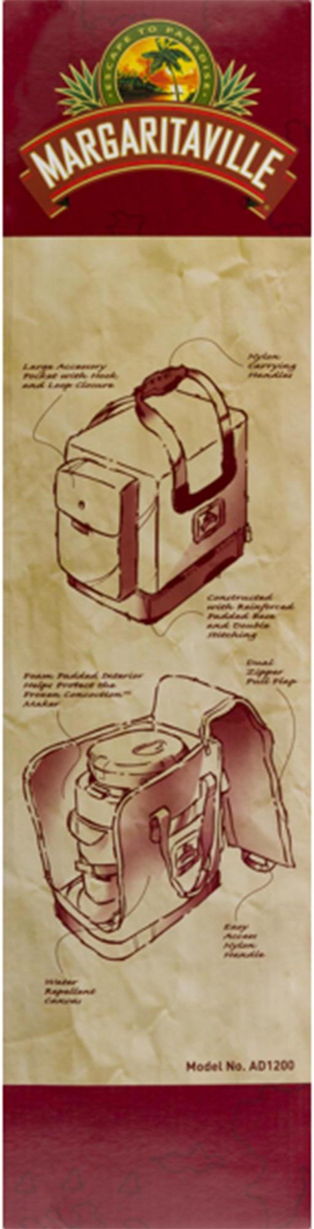 Alt view image 7 of 10 - Margaritaville Frozen Concoction Maker Travel Bag