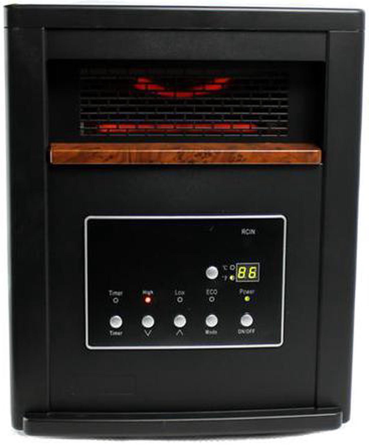 Alt view image 4 of 7 - LifeSmart LS-4P1500-HOM 1500W LED Portable Infrared Heater