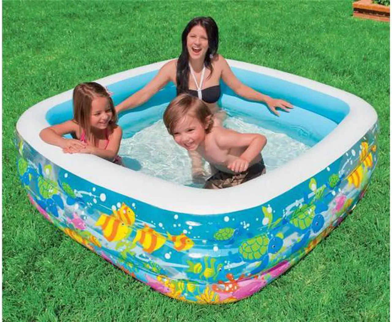 Main image of Intex 57471EP Clearview Aquarium Clear Inflatable Swimming Pool