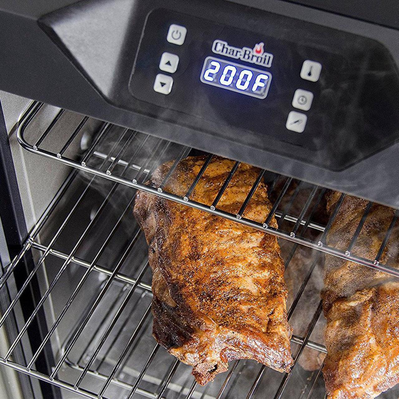 Alt view image 6 of 18 - Char-Broil Deluxe Digital Electric Smoker, 1000 Square Inch