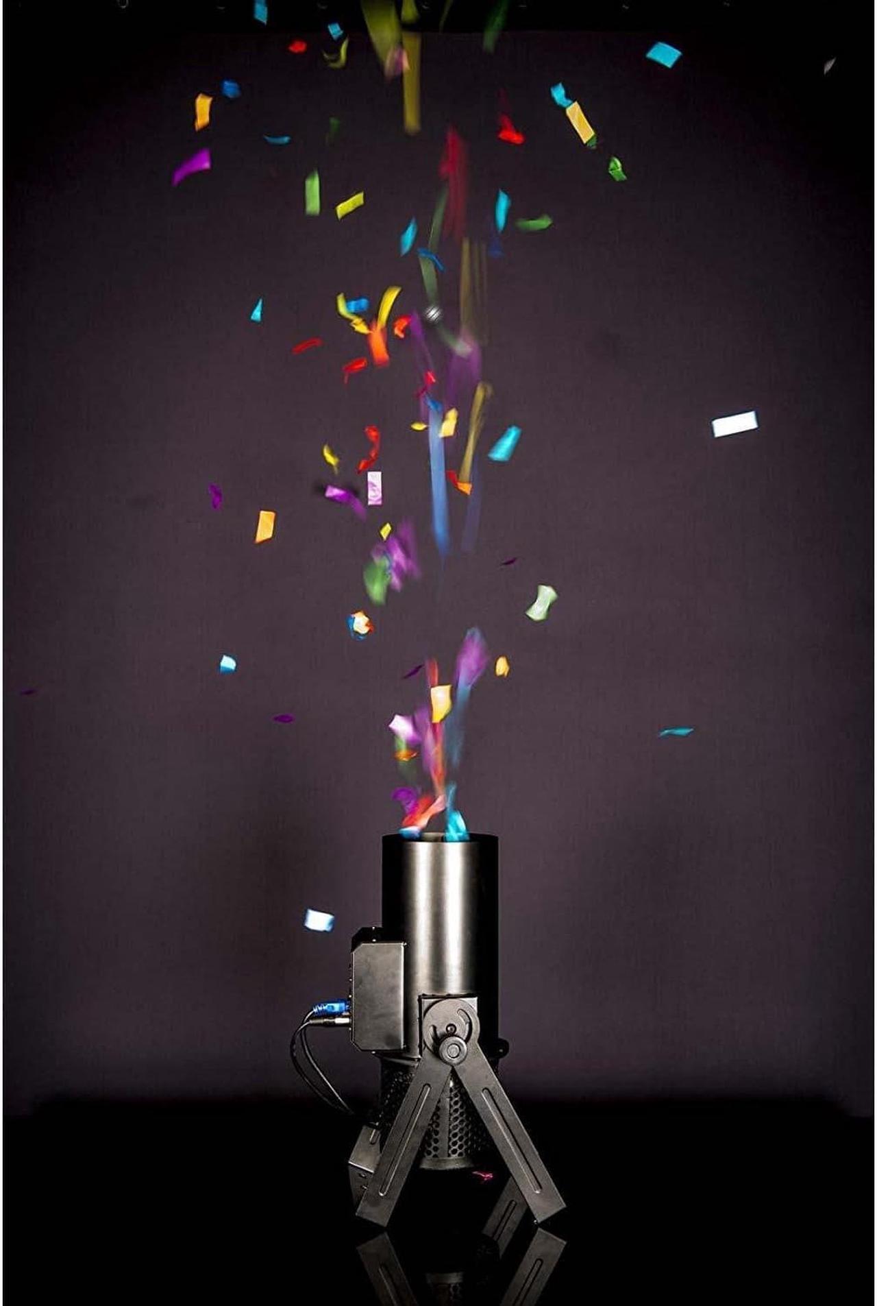 Alt view image 2 of 7 - Chauvet DJ Funfetti Shot Launcher 5 Color Multicolor Confetti Paper Refill | FRC