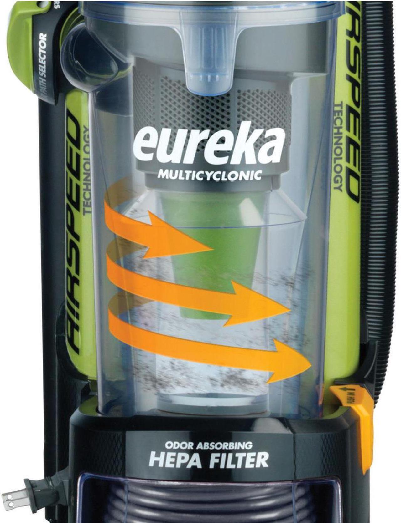 Alt view image 6 of 7 - EUREKA AS1092A AirSpeed Pro All Surface Rewind Bagless Upright Vacuum Green