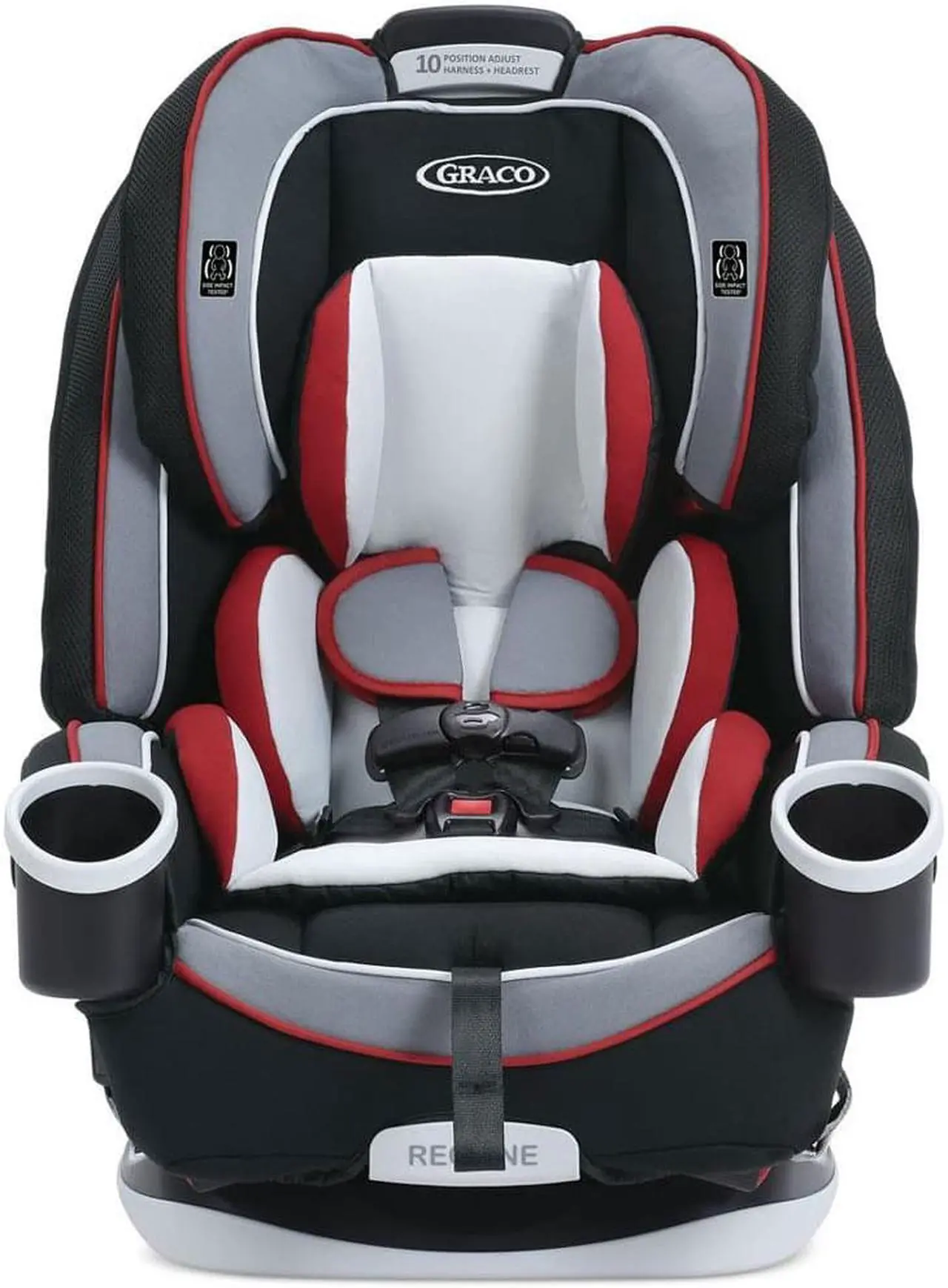 Alt view image 7 of 10 - Graco 4Ever All in One Car Seat Cougar All in 1 Car Seat