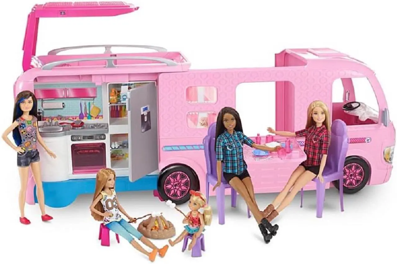 Alt view image 7 of 20 - Mattel FBR34 Barbie Dream Camper