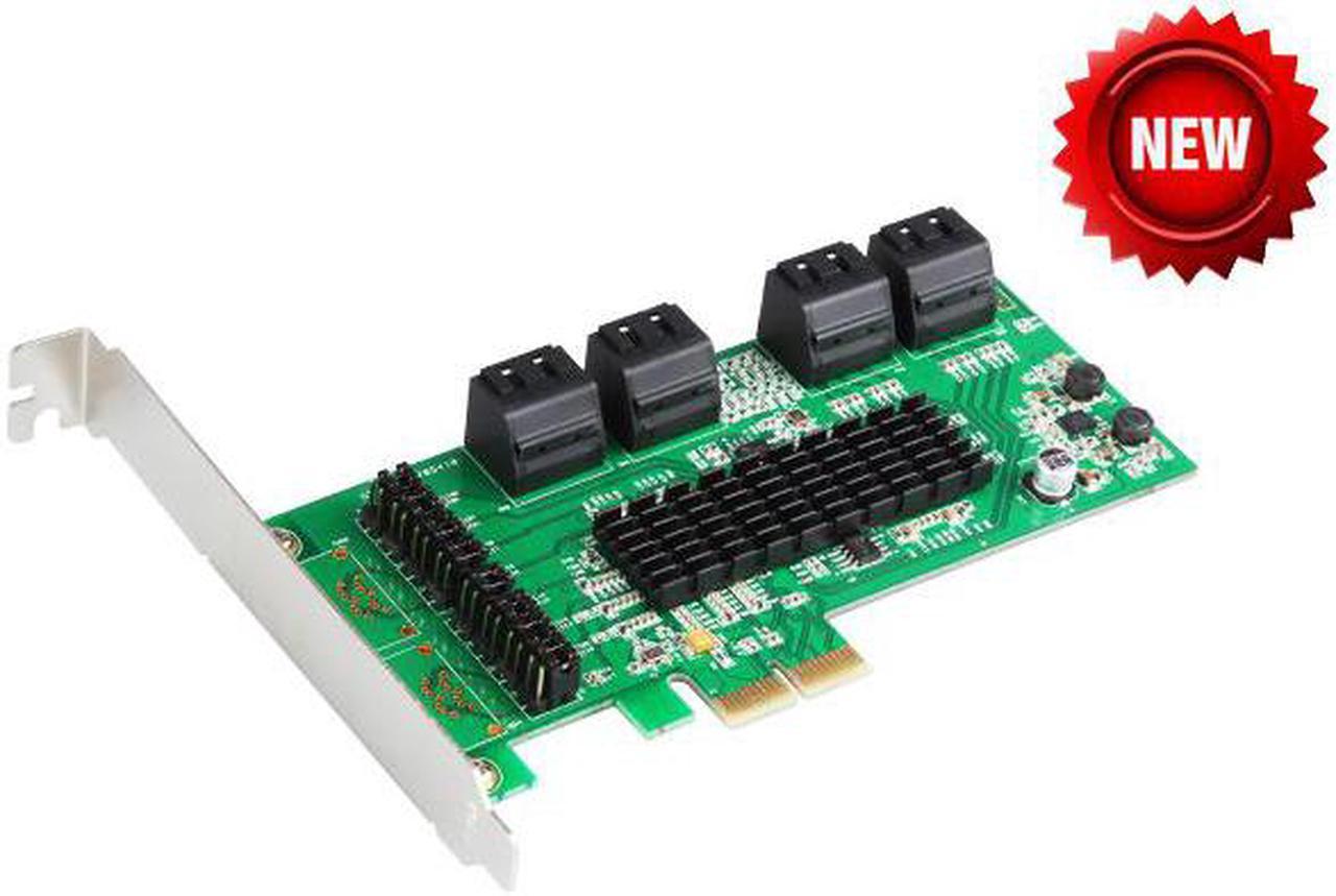 Marvell Chipset 8 Ports SATA 6GB PCI Express Controller Card PCI-e to SATA 3.0 converter Supports NCQ & Port Multiplier FIS